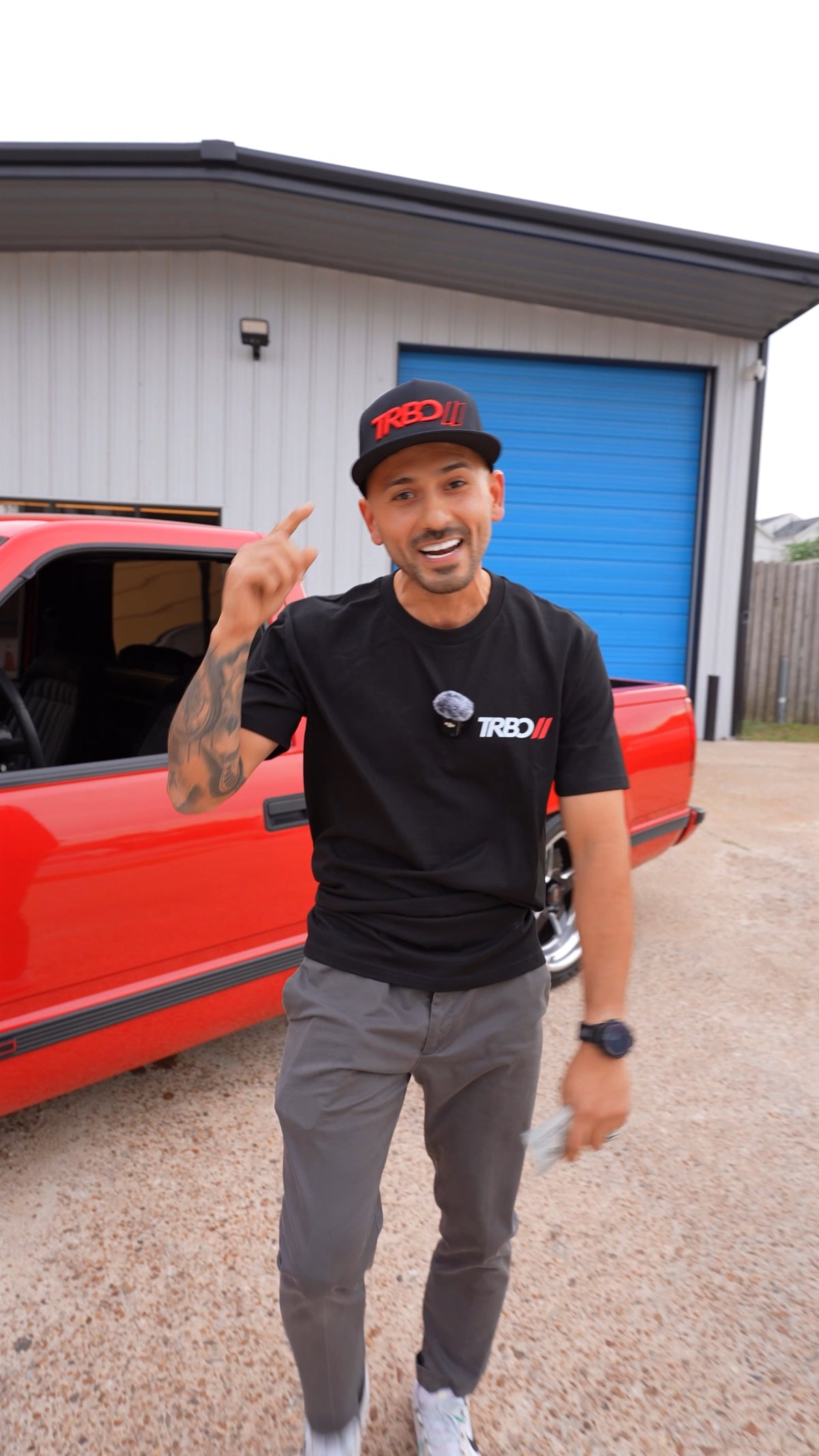 Poirsche Turbo Lettering TRBO// Redout Snapback